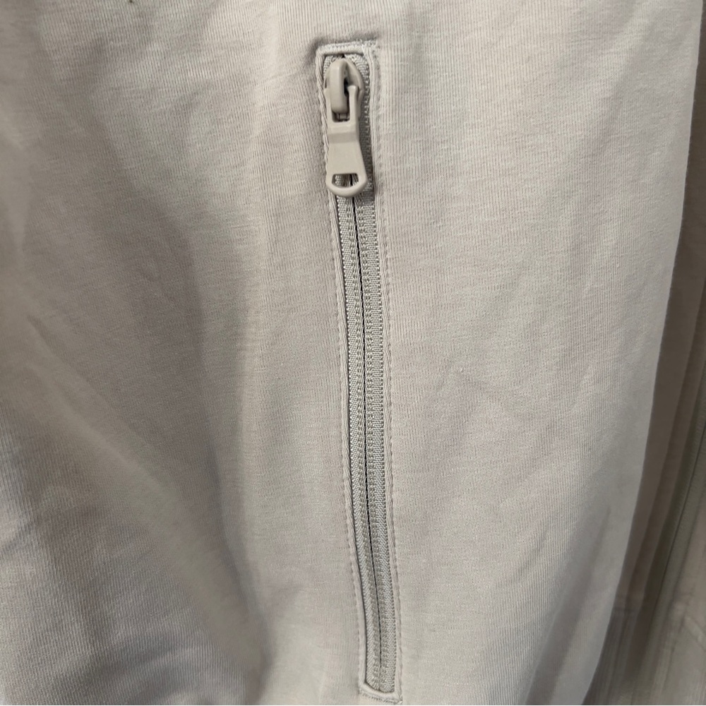 Old Navy Active Dynamic Fleece Jacket 3X Plus Size Beige Zip Up Athleisure - Picture 3 of 5